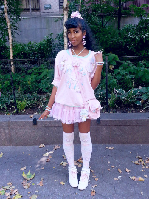 sanriopalace:8/2/15 coord. My outfit for another “Time After Time Capsule” event in NYC. IG: @sanriopalace