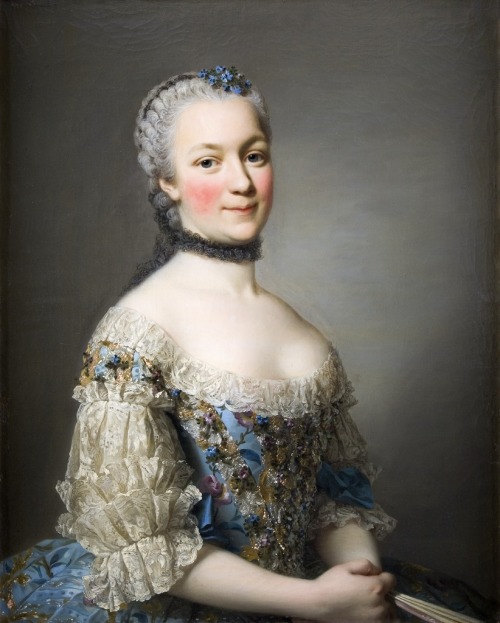 Portrait of Countess Katarzyna Zamoyska by Roslin, 1753