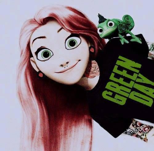 Disney princesses punk version.