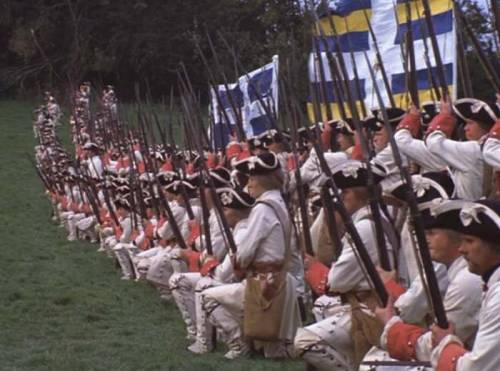ladyinredcoat:  Armies in ‘Barry Lyndon’: British, Prussian and French.