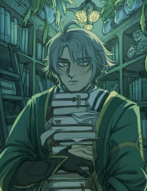 POV: You're In The Library In The Section Of Difficult And Abstruse Books