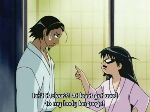 afza147:  tenma teaching harima how to confess haha…mess up the harima whole plan..
