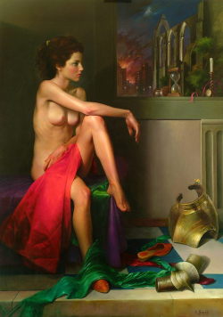 alias61:  Claudio Sacchi - Cassandra (2005) other paintings by C. Sacchi on my blog 