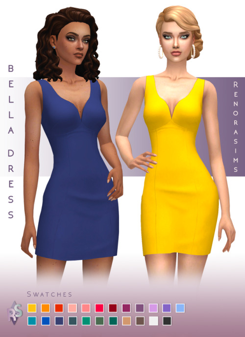 renorasims - DAY 3; Bodycon Bella Dress.Hiya! Here’s day 3 of...