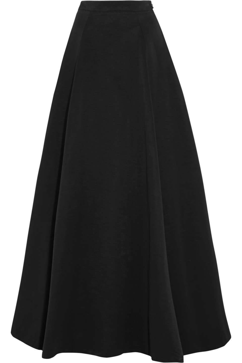 gareth-pugh-cotton-blend-faille-maxi-skirt-black-women-s-size-38you