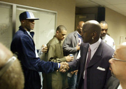 zizidur:  Michael Jordan & young LeBron