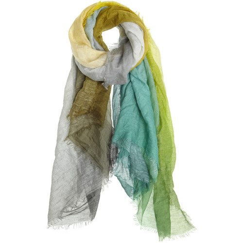 FRANCO FERRARI Rieti Modal Blend Scarf ❤ liked on Polyvore (see more green shawls)