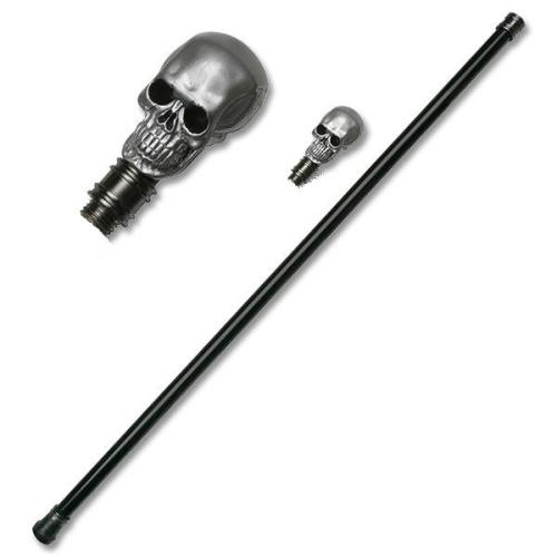 seriously-mike:Seriously considering buying a skull-topped pimp stick of some sort. First, it’ll be 