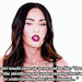 meganfoxrocksmyworld:Bicon, Megan Fox geeking out over Jennifer’s Body and its legacy.