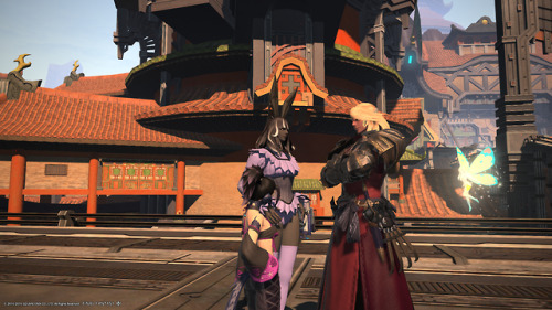 Last weekend when I was leveling SCH to 70, I ran into this GORGEOUS Roe in Doma castle. She was hil