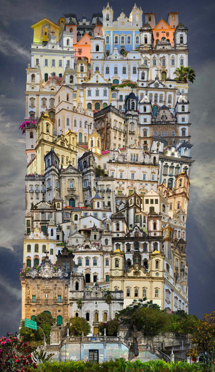 Jean-François Rauzier (French, b. 1952, Sainte-Adresse, France, based Paris) - 1: Babel 41 (Little I