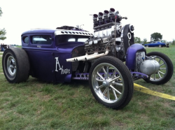 hotcarsfastwomen:  “The Purple People Eater” - find this car on YouTube