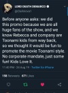 ankle-beez:I love how weebs are like “man the fucking studio must’ve forced them to make this promo” and meanwhile everyone at toonami is like “no we just made it because we fucking love Steven universe” When I saw the promo