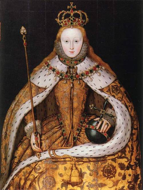 mygoodqueenbess: Queen Elizabeth I - The Coronation Portrait by an Unknown Artist, c.1600, National 