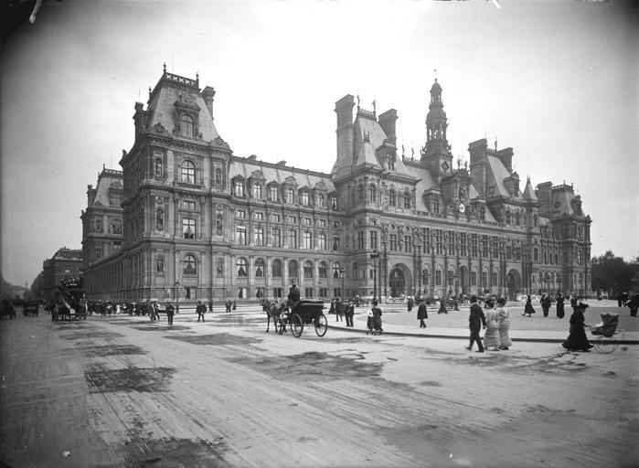 feuille-d-automne:  Hôtel de ville de Paris par les frères Séeberger , entre 1901