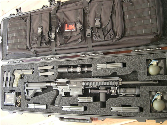 gunrunnerhell:  HK MR762A1 The MR762A1 is the civilian model of the HK 417, the big