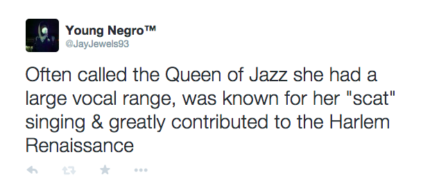 lightskintgawd:actjustly:Day 4 of #BlackHistoryYouDidntLearnInSchool - Ella FitzgeraldMy