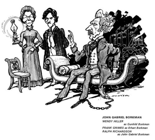 ralphsmotorbike: Ralph Richardson’s first appearance with the National Theatre finally occurre