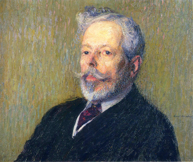 Self Portrait, Henri Martin #henrimartin#impressionism#martin
