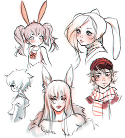 funsizedcake:  some fun afternoon doodles