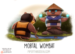 cryptid-creations:  Daily Paint 1631. Mortal