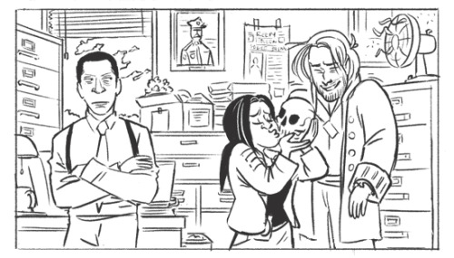 sairobee: random panel from a sleepy hollow comic i’m never gonna finish