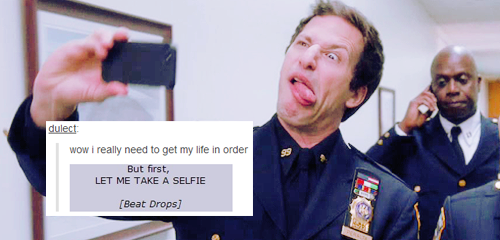 guerrasfrias:   brooklyn nine nine meets tumblr pt. 2 (pt. 1)  