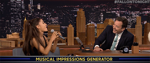 fallontonight:  Ariana Grande’s impressions of Britney Spears, Christina Aguilera