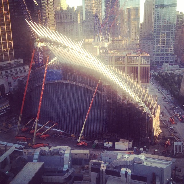 Transportation Hub under construction #wtc #downtown