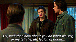  Spn rewatch » Well then, people are gonna be asking, “Why are you guys running