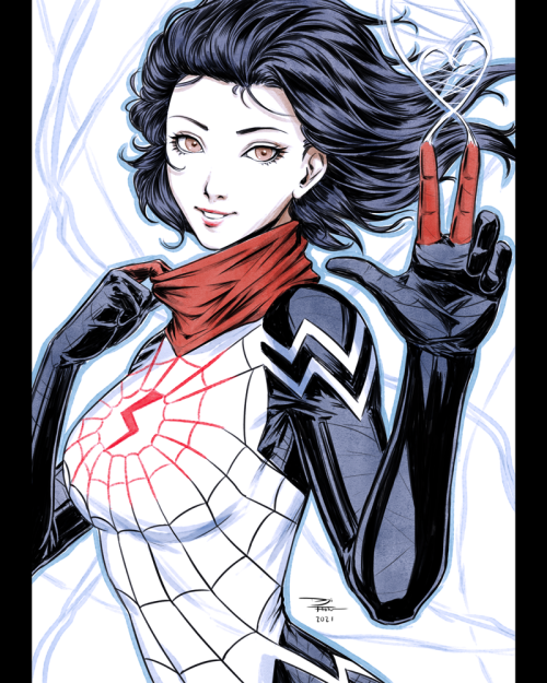 Arttrober Day09: Cindy Moon (Silk)Would love to see her in a movie.Here&rsquo;s a link to the Ar