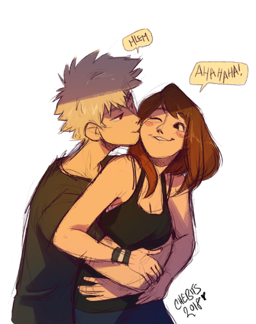 chebits: When I’m not in the ladybug trash can, I vacation in the MHA bin I’m real soft for Kacchako