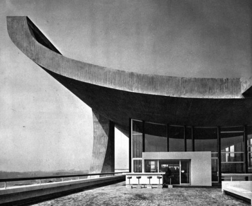 fuckyeahbrutalism: Totsuka Country Club House, Totsuka, Kanagawa Prefecture, Japan, 1963(Kenzo Tange