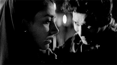 talesfromthecrypts:Sheila Vand and Arash Marandi in A Girl Walks Home Alone at Night