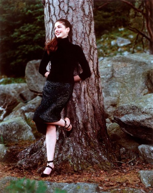 Anne Hathaway by John Huba for InStyle, 2002