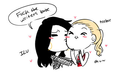  strawberryyuri replied to your post: omggfajgjlaf they just broke up the 3 main… Please draw some cute Brittana fanart for a fan whose heart has been shattered. :’( aka me.  