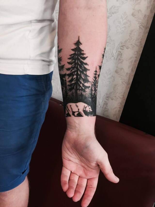 Cool forest forearm sleeve with a  Immortal Tattoos  Facebook