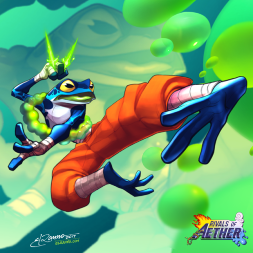 RIVALS OF AETHER – RANNO  Today Rivals of Aether revealed at SmashCon the first of the four DLC char