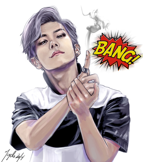 niqels:  jaeho// this is a commission for mejinki !! I'm not familiar with this group (History) or this member but he's cute and it was fun to draw him hehe. Hope you like it! Thanks for commissioning me T T;  