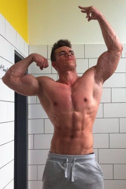 Slovak-Boys:  Shirtless Slovak Boy Timotej Showing His Muscles