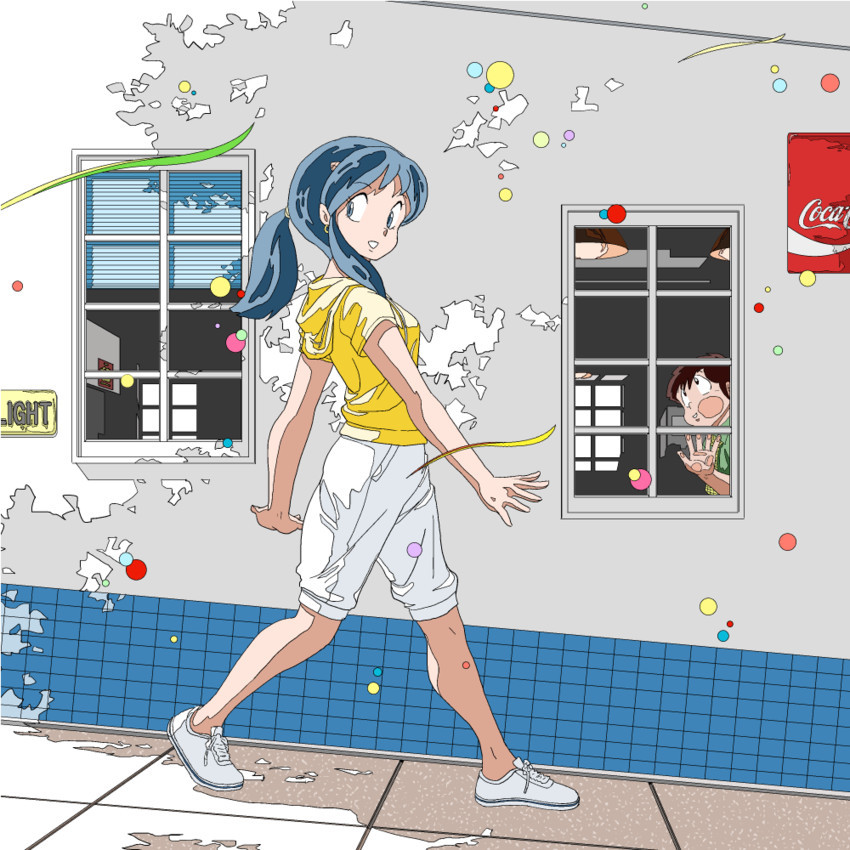 sokak:  lum and moroboshi ataru (urusei yatsura) drawn by uesuto (westriver) - Danbooru