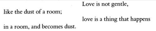 litafficionado:Frank O’Hara, from “Four Little Elegies”