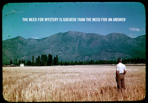 nevver:  The need for mystery