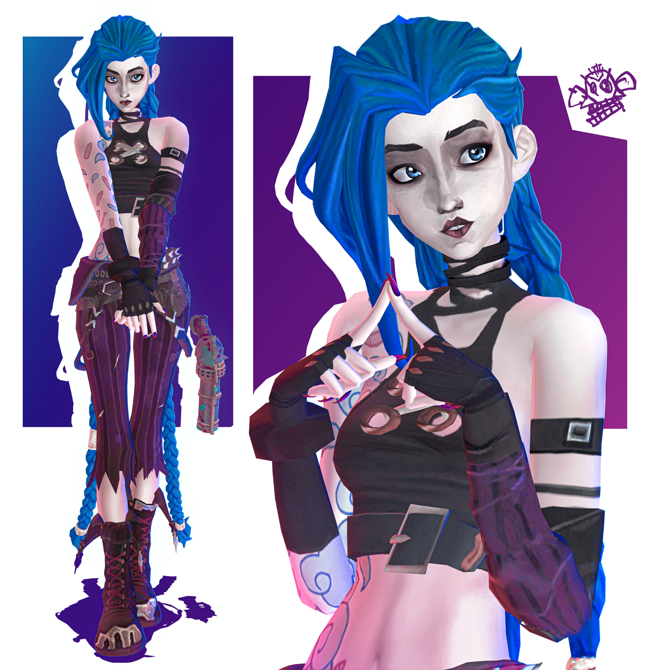Flying Fly — ARCANE JINX (updated) I reworked Jinx because I