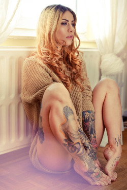 gorg-babes:  the hottest inked ones —>