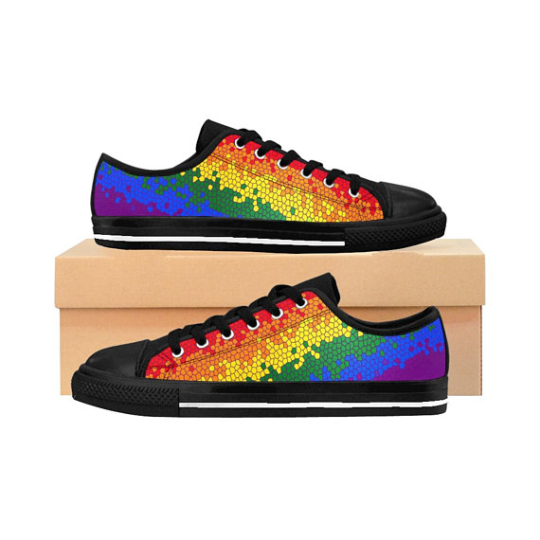 stardust-cartographer: vaspider:  geekandmisandry:  rebel-virus:   geekandmisandry:   shootgunman:   titty-sona:   yall i fuckin love these tacky af gay shoes but theyre 150$ rip me   @fog-father    Tacky gay shoes post.    Let’s add something more