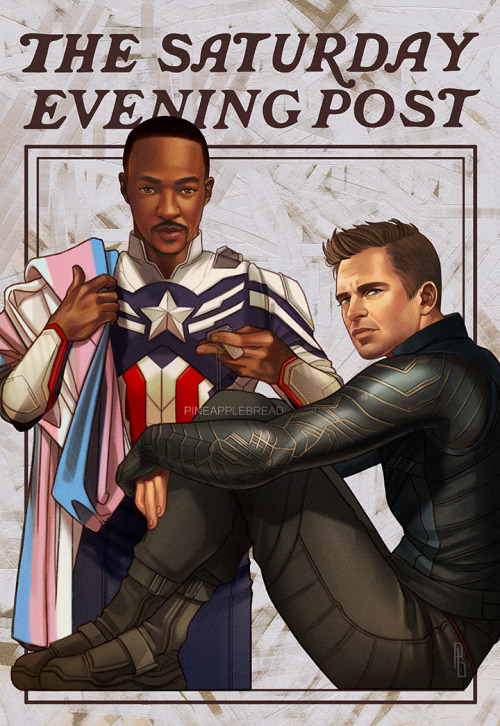 pineapplebread:  Sambucky for my @marvelfans4blm winner @deandraws on the last day of Pride Month. Inspired by JC Leyendecker.