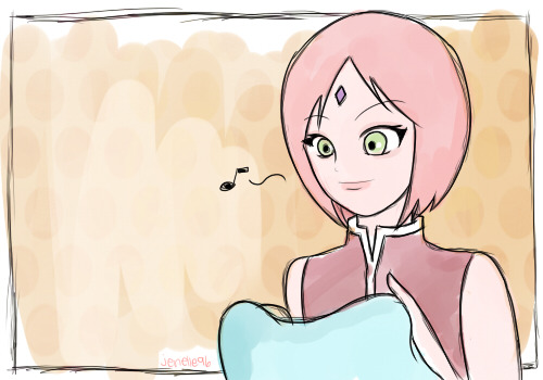 saradaharunouchiha:  SasuSaku Month 2015 Day 10 - HaircutSasuke got a haircut some