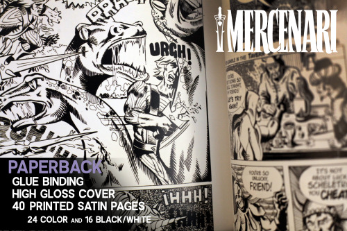  If you are interested in a translated copy of the I Mercenari comic books, they can be purchased vi