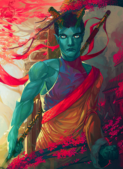 “At the blueness of the skies and in the warmth of summer, we remember them.” Tiefling c